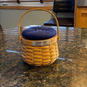 Longaberger Pin Cushion Basket